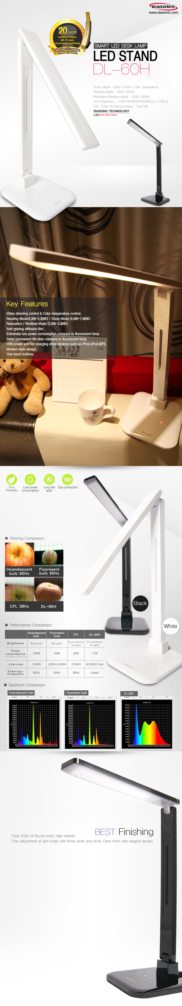 Led Gooseneck Desk Lamp Smart Led Desk Lamp With One Touch Buttons